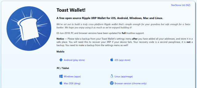 Ripple Wallet App Mac