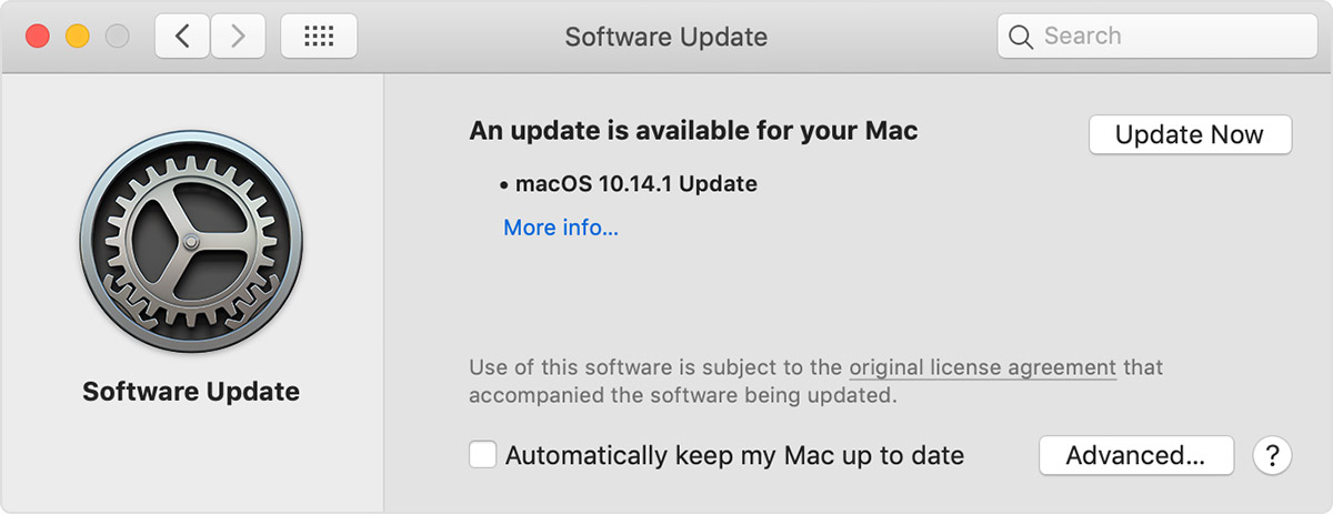 App Update Software Mac